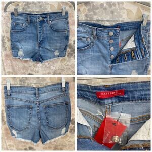 Buttonfly Denim Shorts NWT
